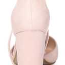 Allegra K Women's Ankle Tie Point Toe Dress Pumps, Size 9