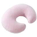 Minky Dots Nursing Pillow Cover, Case Plush Breathable Breastfeeding Pillow Slipcover Fits Nursing Pillow, Super Soft Snug Positioners for Baby Boy Baby Girl (Light Pink)