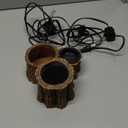 550ML Reptile Water Fountain with Food Dish  Terrarium Drinking Fountain for Bearded Dragon, Gecko, Chameleon, Lizard, Tree Frog & Turtle  Keeps Water Clear, Easy-to-Use Water Dispenser