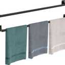 2 Packs 32 Inch Bathroom Towel Bar, 2Pcs Towel Racks for Bathroom, JIAPAIDUO Bathroom Towel Rack Wall Mounted, Bath Hand Towel Holder Organizer, Modern Home Decor Towel Rod Bathroom, Matte Black