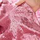Sequin Backdrop Curtain 5FTx10FT Blush Pink Glitter Party Backdrop Curtains for Wedding Birthday Background Drapes Christmas Decorations