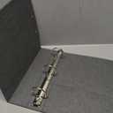 Cherrich Three Ring Binder with Clipboard, Linen Cover Clipboard Binder 1 Inch for 8.5" x 11" Paper, 2 Interior Pockets Paper for Organization of School, Business and Home