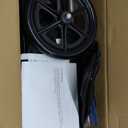 VOCIC Walkers for Seniors, Z21 Rollator Walker with Seat Supports 350lb, 8" Big Wheels for All Terrain, Ergonomic Arc Seat & 6" Ultra Backrest Foldable Walker, Dual Height Adjustment, Lightweight 2025 (Ruby Red)