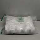 Threadmill Luxury Cotton Blankets for Twin Size Bed | All Season 100% Cotton Twin Blanket for Bed | Criss Cross Jacquard Lightweight, Soft & Cozy Coverlet, 350GSM, 68x90 inches | Folkstone Blue