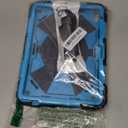 timecity for iPad (A16) 11th/ 10th Generation Case 11''/ 10.9 Inch (2025/2022) - Heavy Duty Protective Cover with Screen Protector, Stand, Shoulder Strap & Pencil Holder | Kids-Friendly - Dark Blue