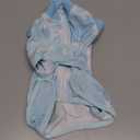 Nasjac Recovery Suit for Dogs - Zipper on Recovery Suit for Female Male Dog, Abdominal Wounds Cone E-Collar Alternative Onesie, Prevent Licking Spay Recovery Shirt (Blue Flower, XS)