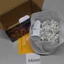 Minetom Clear Christmas Lights Set 100 Count 25 Feet Incandescent Bulb Mini String Lights for Indoor Christmas Tree Garland Birthday Wedding Party Festival Decoration, White Wire