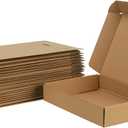 Trwcrt Shipping Boxes 11x8x2 Set of 20, Corrugated Cardboard Box for Packing Small Business, Brown