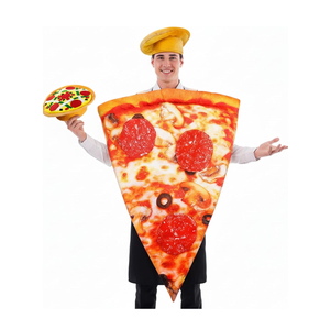 2 Pcs Pizza Costume with Hat Realistic Pepperoni Pizza Adult Funny Halloween Costume Set Funny Mens Food Couple Match Women Halloween Outfit Unisex Cosplay Party Trick or Treating 2 Pcs Pizza Costume with Hat Realistic Pepperoni Pizza Adult Funny Halloween Costume Set Funny Mens Food Couple Match Women Halloween Outfit Unisex Cosplay Party Trick or Treating