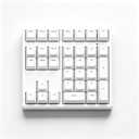 Gurjot White Portable Mechanical Numeric Keypad, USB Wired 34‑Key Number Pad, RGB Backlit Anti‑Ghosting Mechanical Keypad for Laptop Desktop PC, Excel Accounting Data Entry