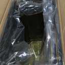 Transparent Garbage Can, Bathroom Garbage Cans with Lids, 2.6 Gallon Garbage Can for Bedroom, Office, Plastic Slim Waste Basket with Press Top Lid, 10L Clear garbage Bin for Home, Kitchen (Green)