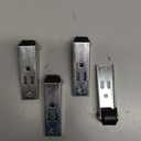 4 Pack Bedroom Door Sinking Repair Caster Wheels, 0.9 Inch Multifunctional Low Profile Fixed Casters, Small Nylon and Steel Wheels for Wooden Furniture