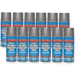 Crown Dry Moly Lubricant Aerosol Spray, 11.6 Oz, Pack of 12 Cans