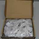 WILLBOND 36 Pcs 3 Size Christmas Poinsettia Christmas Tree Flowers Glitter Faux Flowers Decoration Artificial Poinsettia Ornaments for New Year Home Outdoor Decoration (Silver,3/4/ 6 Inch)