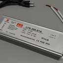 LED Driver 300 Watts (100W X3) 25A Waterproof IP67 Power Transformer Adapter 90-265V AC to 12V DC Low Voltage Output, with 3-pin Plug 3.3 ft LED Cable for LED Lighting Outdoor Light and Any 12V DC
