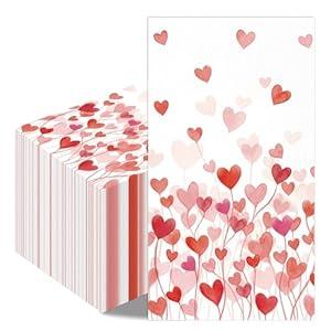 St. Patrick's Day Napkins - 100 Pcs Green Shamrock Saint Paper Disposable Party Decorations Bulk Lucky Four-leaf Clover Celtic Knot Irish Decorative Dinner Guest Cocktail Table Decor Supplies