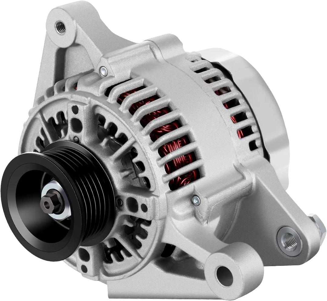 New Alternator Fit for 2003-2008 for Pontiac Vibe 2003 2005-2008 for Toyota Corolla 2003-2008 for Toyota Matrix 2000-2005 for Toyota MR2 Spyder 2000-2005 for Toyota Celica 1.8L, Replace OE 13878