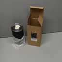 20oz Vacuum Insulated Tumbler - Double Wall Stainless Steel Coffee Mug with Detachable Slider Lid, BPA Free, Car Cup Holder Compatible - Gym/Office/Travel/Home - Black