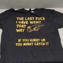 Don't Give No Fucks Adult Humor Inappropriate Asshole Fuck T-Shirt, Black 