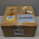 SUNMORY 37.5×34.5×19 CM Ceiling Fans with Lights, Smart Ceiling Fan with APP and Remote Control, Reversible DC Motor, Noiseless, Stepless Dimmable, Modern Ceiling Fan for Indoor/Outdoor Use, Black