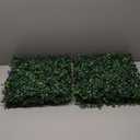AOKIE 10"X10" Artificial Grass Wall, 12Pcs Boxwood Hedge Wall Panels UV-Anti Grass Backdrop Wall Decor, Greenery Privacy Hedge Screen for Indoor Outdoor Patio Balcony, Party Garden Fence Decor (10x10 12pcs)
