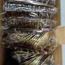Lullaby 120PCS Gold Plastic Silverware, Gold Disposable Cutlery with Wood Grain Handle Include 40 Forks, 40 Spoons, 40 Knives, Elegant Disposable Silverware for Wedding, Party, Gathering, Daily Use