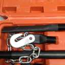 13pcs Slide Hammer Dent Puller Set, Automotive Dent Remover with 10lbs Slide Hammer Universal Slide Hammer Auto Body Truck Repair Tool Kit with Carrying Case (Red)