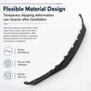 Front Bumper Lower Valance Panel FIT Ford F-250 F-350 Super Duty 2WD 2023-2025, Front Air Dam Deflector, Reference PC3Z-17626-BA