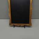 Tabletop Chalk Sign with Easel (11x13) + White Liquid Chalk Marker | Hanging or Freestanding Framed Chalkboard with Hand Crafted Sweetheart Frame - Multipurpose Small Chalkboard Sign