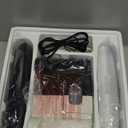 Aquasonic Duo Series PRO UV - ADA Accepted Electric Toothbrushes with UV Sanitizer - Inductive Charging Base - 5 Modes with Smart Timers - 10 Proflex Brush Heads & 2 Travel Cases