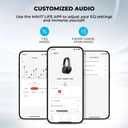 havit Active Noise Cancelling Headphones, Wireless Headphones Over Ear, Foldable Bluetooth 5.3 Over The Ear Headphone, 50H Playtime, HD Stereo Sound, Custom EQ via App for Travel, Office, Home