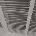 34" X 18" Steel Return Air Filter Grille for 1" Filter - Easy Plastic Tabs for Removable Face/Door - HVAC Duct Cover - Flat Stamped Face -White [Outer Dimensions: 35.75w X 19.75h]