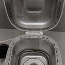 Amazon Basics Programmable Bread Maker, 2 Pound Non-Stick Automatic Bread Making Machine, 14 Settings for Breads, Doughs, Gluten-Free Options and More, LCD Display, White