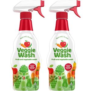 2 x Veggie Wash Fruit & Vegetable Wash, Produce Wash and Cleaner, 16-Fluid Ounce, Pack of 2