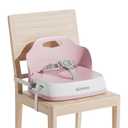 UBRAVOO Baby Booster Seats, Portable High Chairs for Babies and Toddlers, HighChair for Baby from 6 Months to 3 Years, Sitting Up to 15 kg (Pink)
