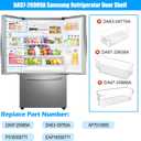 Upgraded DA97-20989A Refrigerator Door Bin Compatible with Samsung Refrigerator Door Shelf RF28T5021SR RF28T5001SR RF28T5101SR RF28T5021SG RF28T5F01SR DA63-09780A AP7014565 PS16556771 Left Shelf