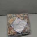 Area Rugs 4ft Washable Non-Slip, Floral Vintage Distress Print Pattern Medallion Carpet for Living Room Bedroom Dining Room, Brick Red Rust Neutral Brown Burnt Orange