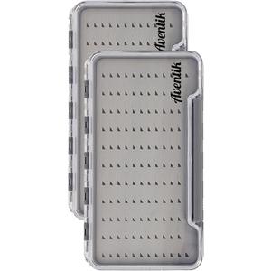 Aventik Waterproof Fly box,Waterproof Floating Fishing Lure Box (Large, Grip Foam Fly Box)