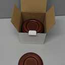 Piano Caster Cups Upright Piano Caster Cups Wood Coasters Cups (Brown-wood 4cups)