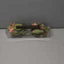 KAOYOO 2 PCS Artificial Rose Bouquet Short Stems for DIY Wedding Decoration Bridal Bouquet Home Decorations(2-PCS) (Pink/Champagne)