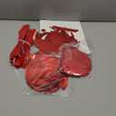 22Pcs Valentine's Day Decorations Set Pre-Assembled Hanging Heart Swirls Happy Valentine's Day Love Heart Garlands Banner for Home Classroom Office Wedding Party Anniversary (Red)