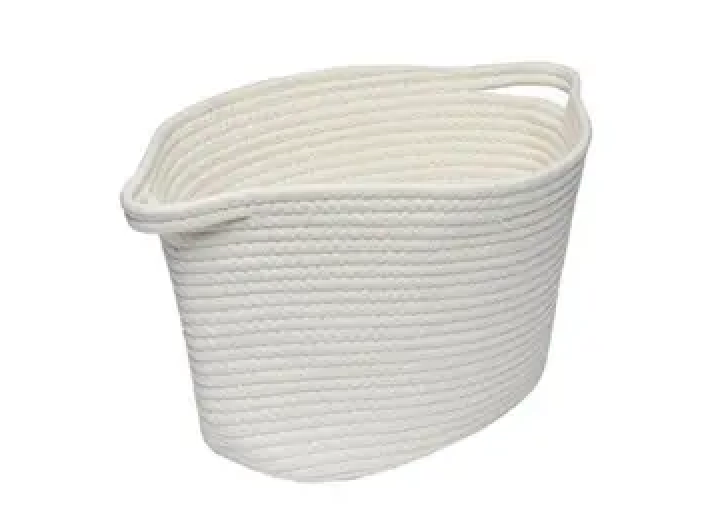 Small Storage Basket White