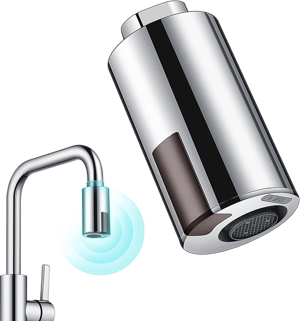 SS SUNSBELL Touchless Faucet Adapter, Touchless Bathroom Faucet with Automatic Sensor, M22 M24 Tap Nozzle