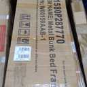 Bellemave Twin Over Twin Over Twin Bunk Bed for 3 Kids, Heavy Duty Triple Bunk Bed with Guardrails and Ladder, Twin Over Twin Over Twin Triple Bunk for Kids, Teens, Black