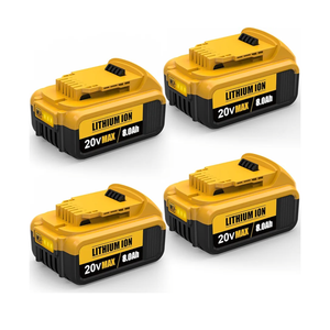 FEOTDN Replacement for Dewalt 20V Max Battery: 8.0Ah Lithium Batteries Compatible with Dewalt Battery DCB208 DCB200 DCB206 DCB204 DCB203 Cordless Power Tools (4 Packs