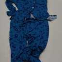 Real Essentials: Women's Large Pajamas Set Button Down Pants Soft Matching Sleepwear, L