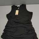 Ekouaer Maternity Tank Top Womens Sleeveless Shirts Crewneck Ribbed Pregnancy Tshirts Mama Clothes Black S