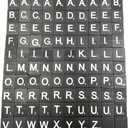 1000PCS Wooden Letter Tiles, A-Z Scrabble Letters for Crafts, Phonics, Spelling, Alphabet Tiles Crossword Game Replacement Pieces, Wall Decor Letters, Black