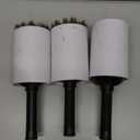 4 Pack Corner Duster, Webster Cobweb Duster Head,Fits Standard 3/4 inch Threaded Poles, Spider Web Remover Brush, for Ceilings, Moldings, HVAC & Floor Vents, and Corners(4, Brown)