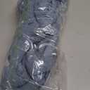 Wyeysyt Womens Cropped Cardigan Sweaters Ruffle Crewneck Button Down Cardigans 2026 (Small, Blue)